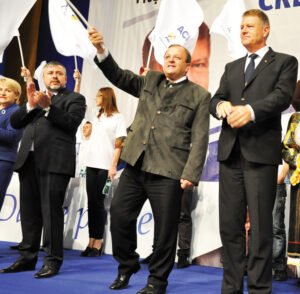 Gheorghe Flutur şi Klaus Iohannis