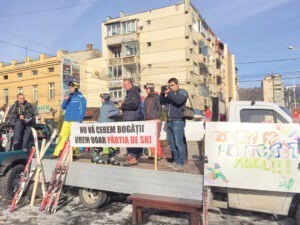 protest Cîmpulung Moldovenesc