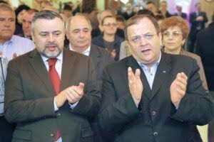 Ion Balan şi preşedintele PNL Suceava, senatorul Gheorghe Flutur