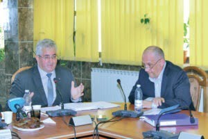 Ion Lungu şi candidatul ALDE, deputatul Alexandru Băişanu