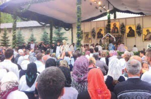 slujba de la Mănăstirea Putna