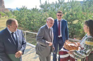 Gheorghe Flutur şi ambasadorul Belgiei