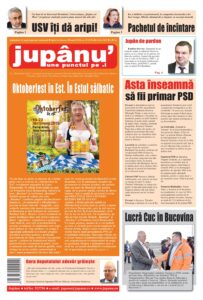 Jupânu’ - anul XVIII, nr. 39 (919) 08-14.10.2019